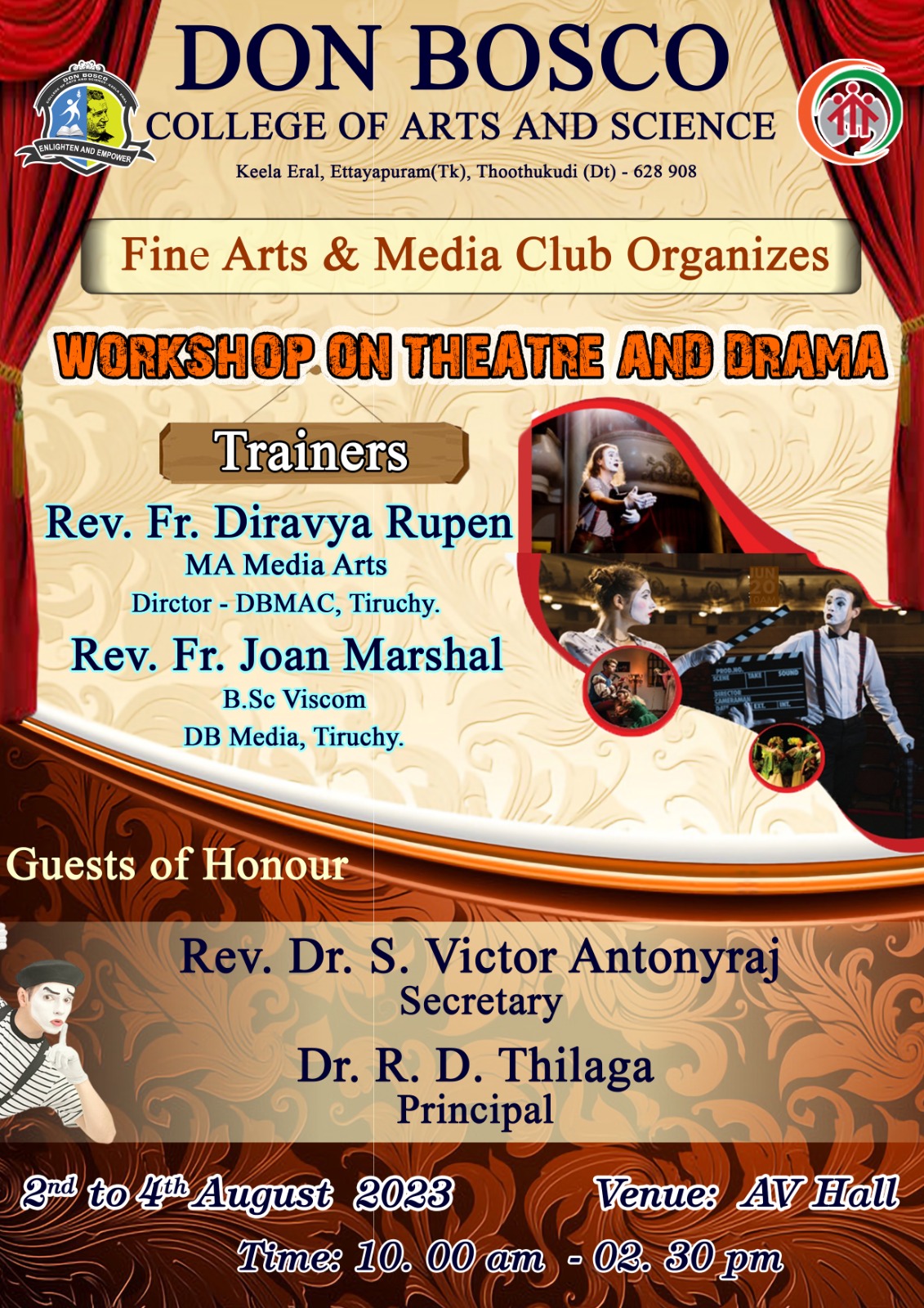 Workshop on Theatre and Drama