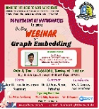 Webinar on “GRAPHS EMBEDDING”